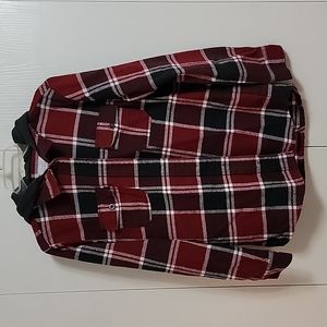 Empyre Flannel Hoodie Sz L